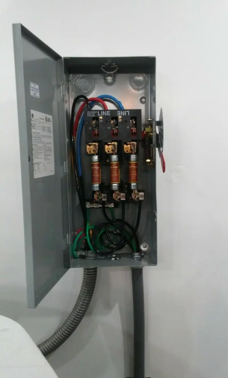 Three-phase disconnect switch installed for Electrical Wiring & Rewiring in North Wilkesboro